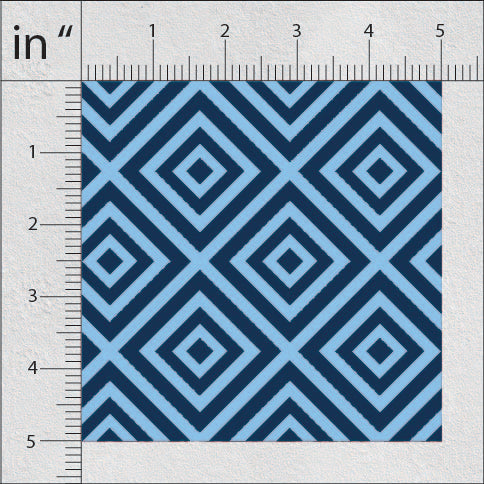 Limed Spruce Diamond Pattern Geometric Print