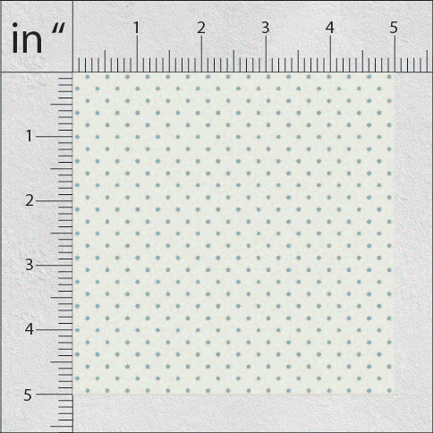 Pale Silver Polka Dots Print