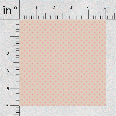 Sorrell Brown And Dark Rose Polka Dots Print