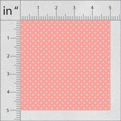 Dark Peach And Grey Nickel Polka Dots Print