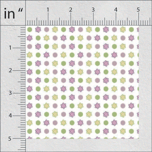 Multicolor Dots Pattern Geometric Print