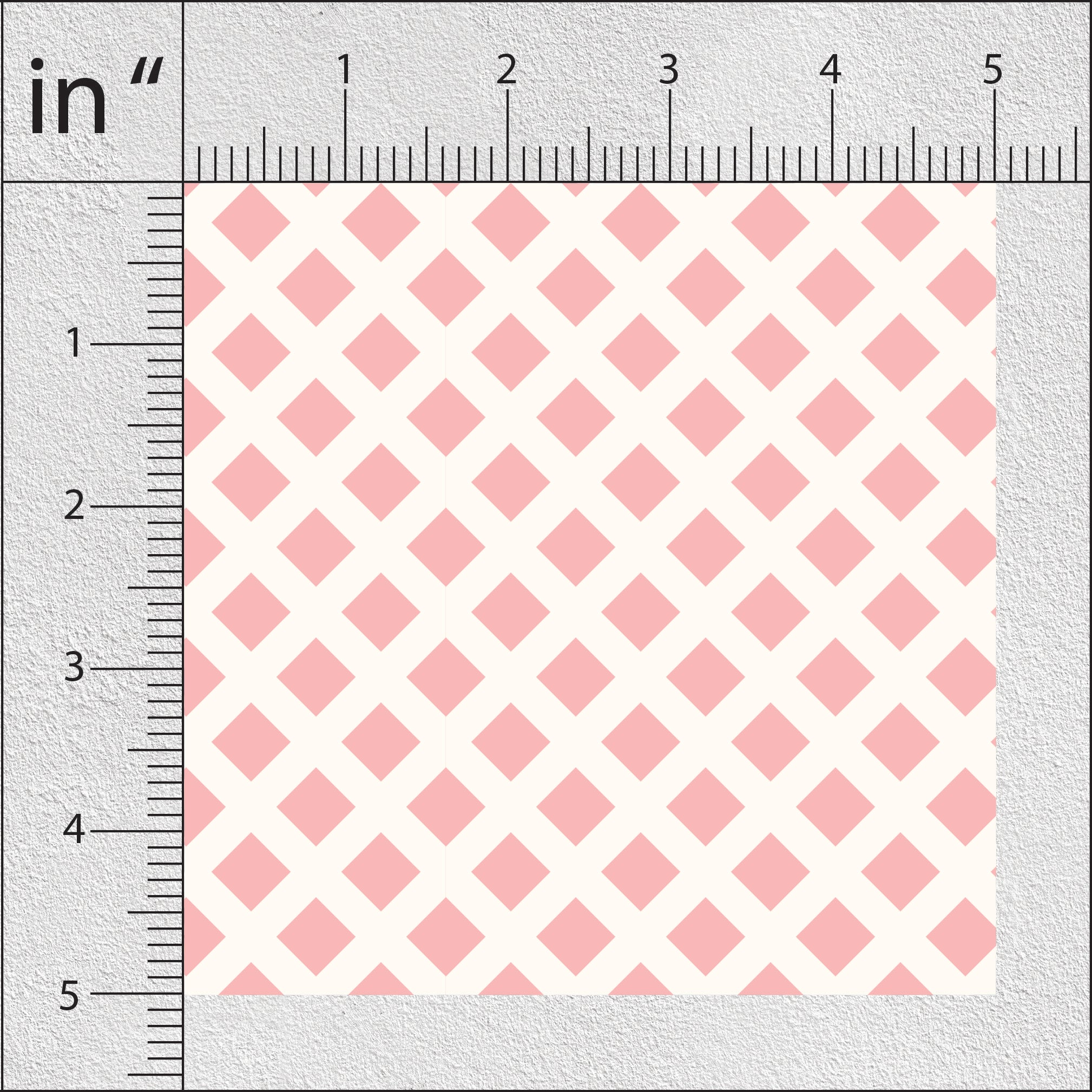 Cornflower Lilac Diamond Pattern  Geometric Print