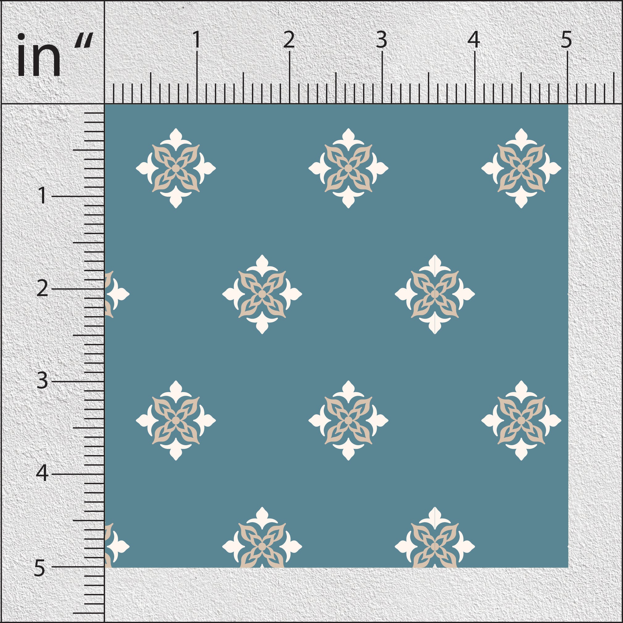 Marble Blue And Antique White Pattern  Geometric Print