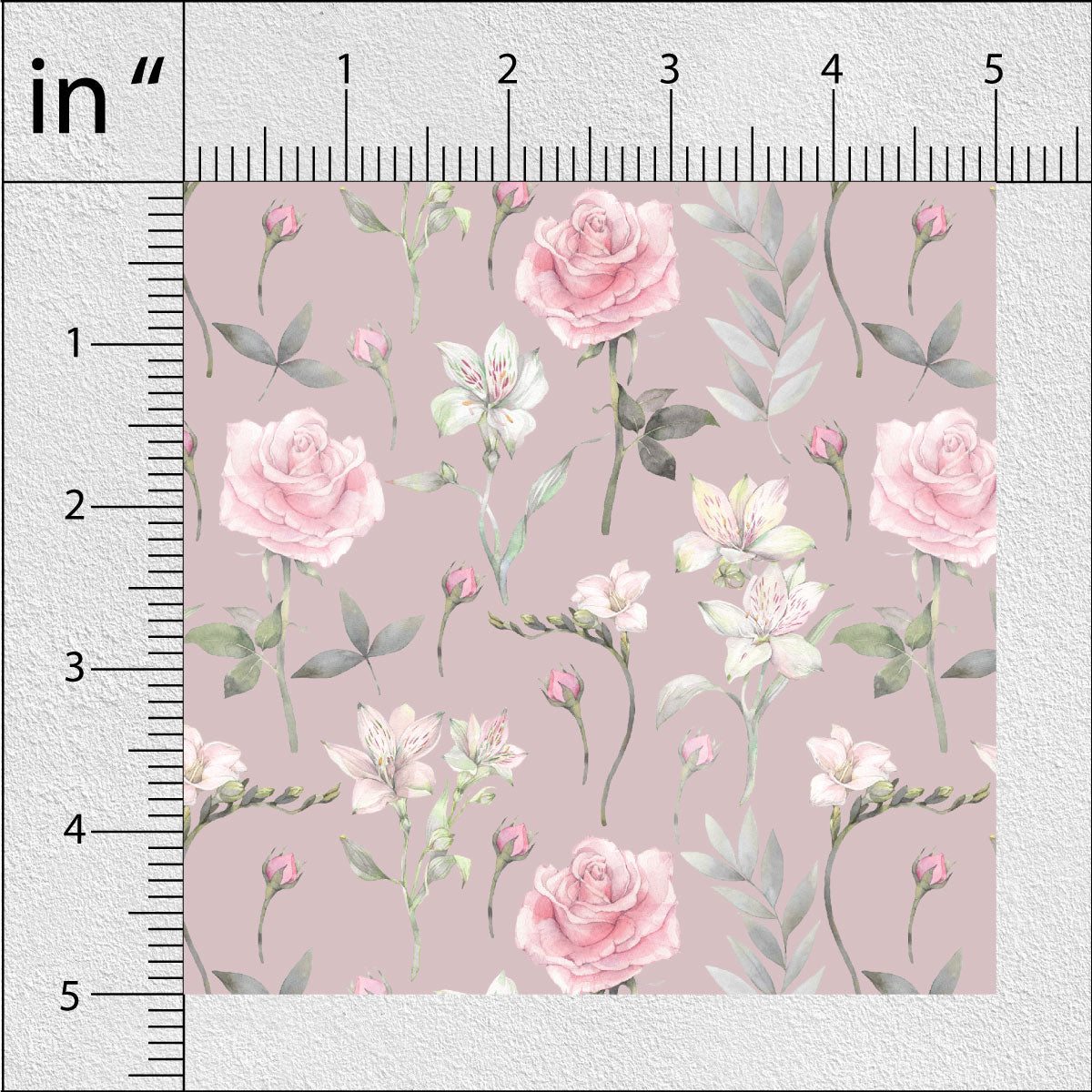 Martini Rose Floral Print