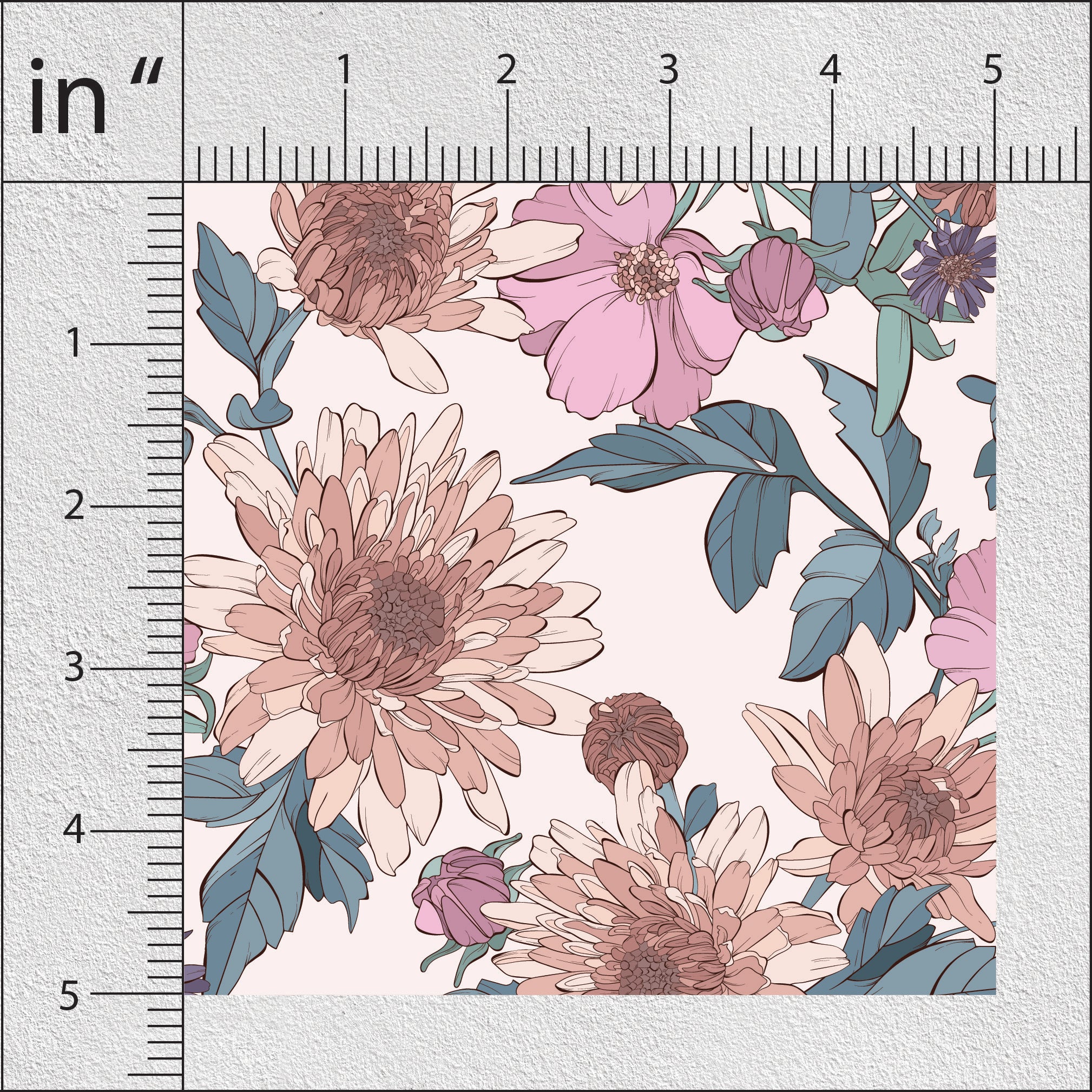 Languid Lavender Patrones Floral Print