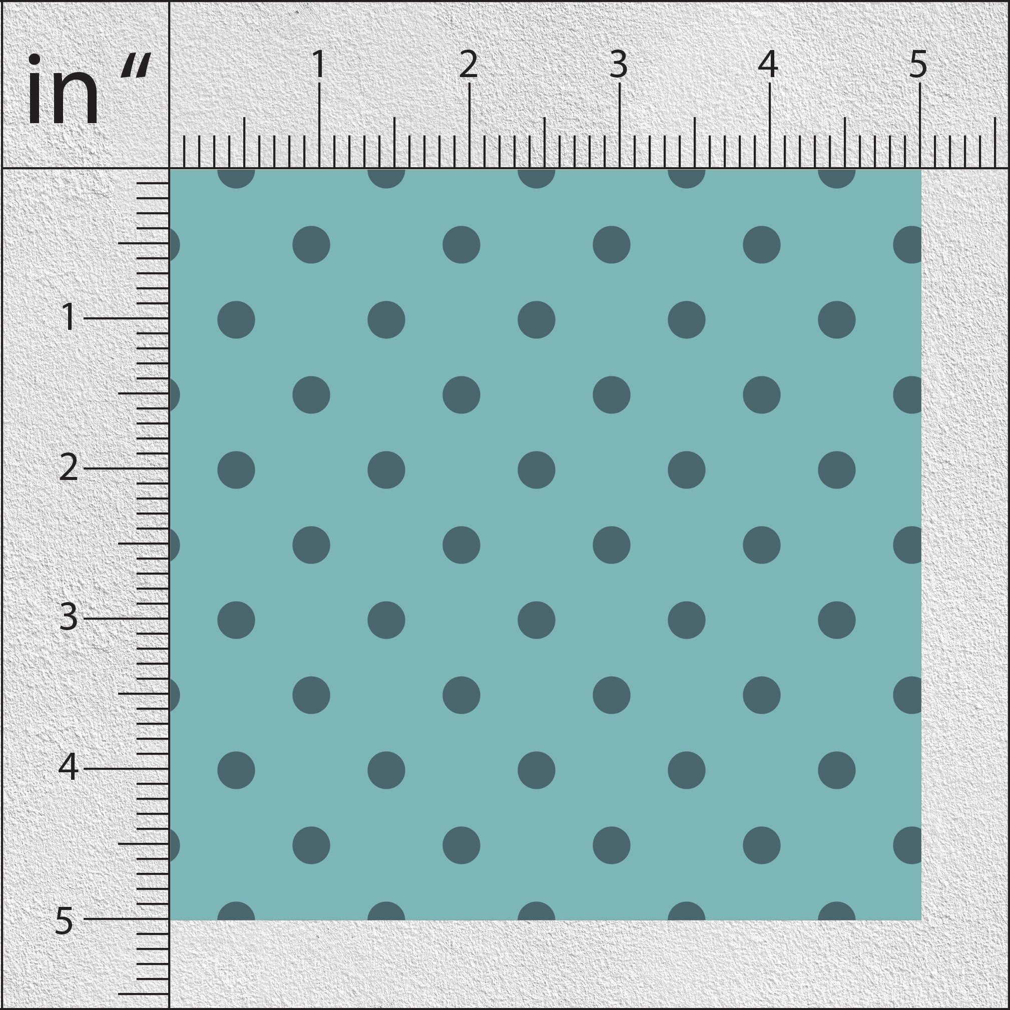 Sea Turtle Green Polka Dots Print