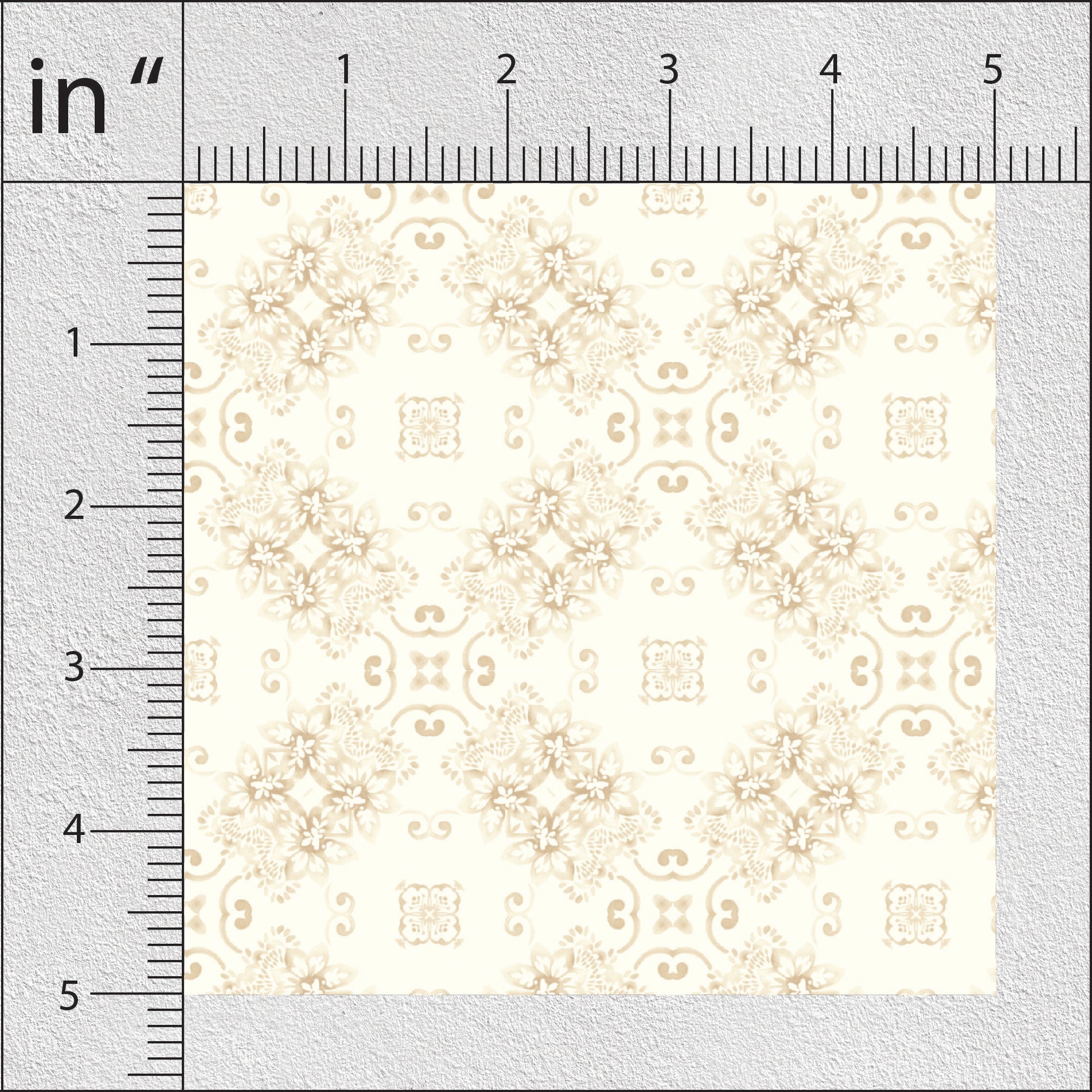 Stone And Pale Silver Pattern Geometric Print