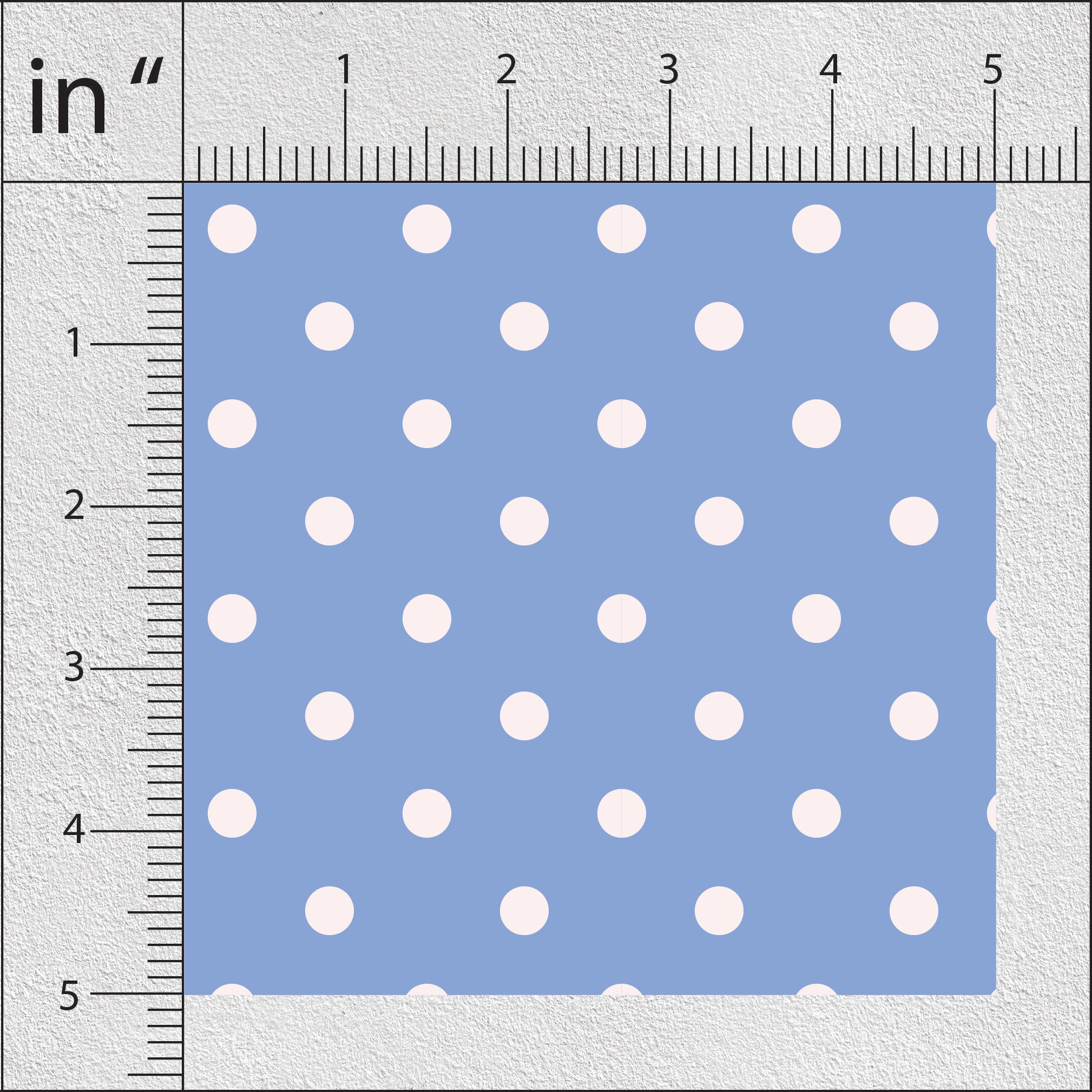 Denim And Hawkes Blue Polka Dots Print