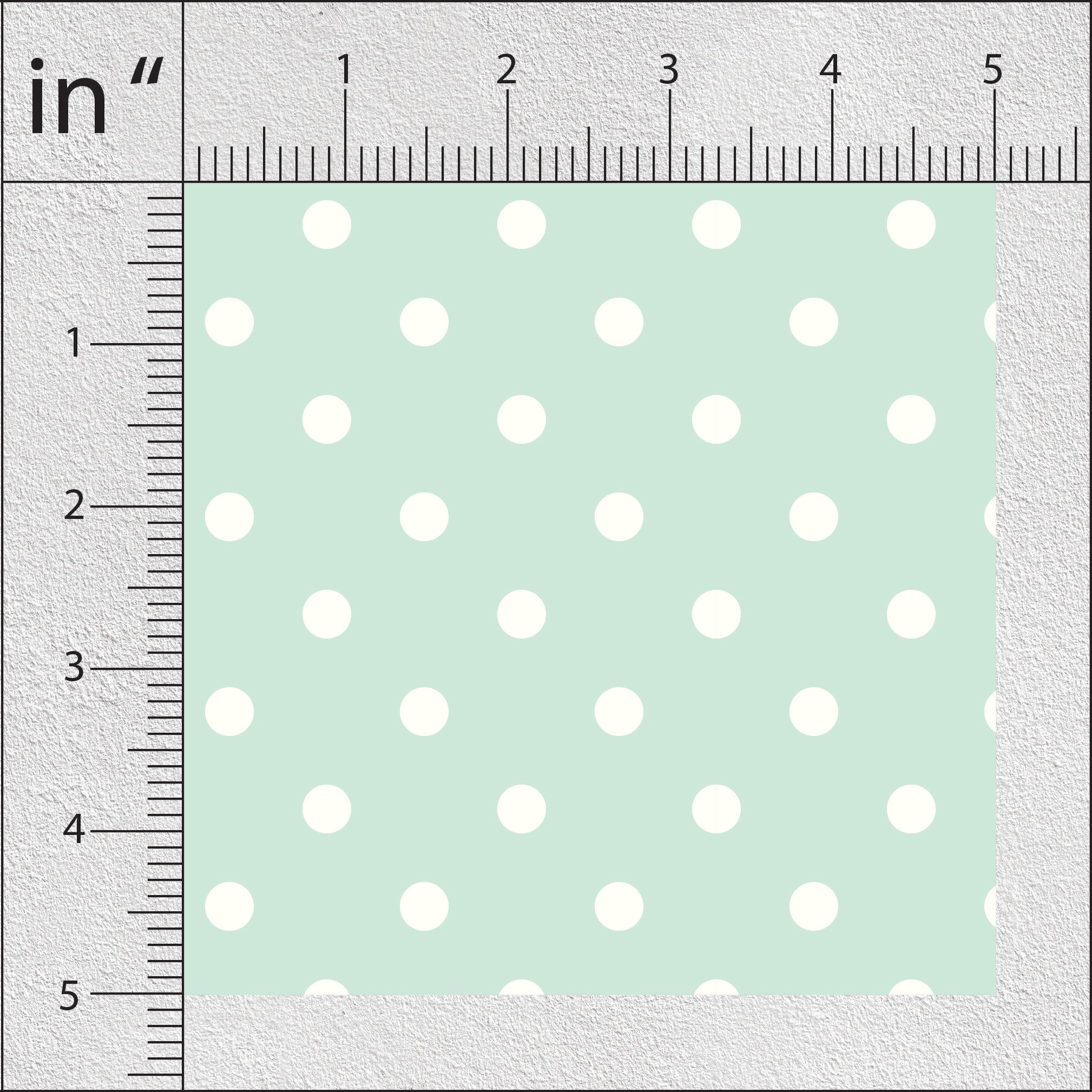 Pixie Green Polka Dots Print