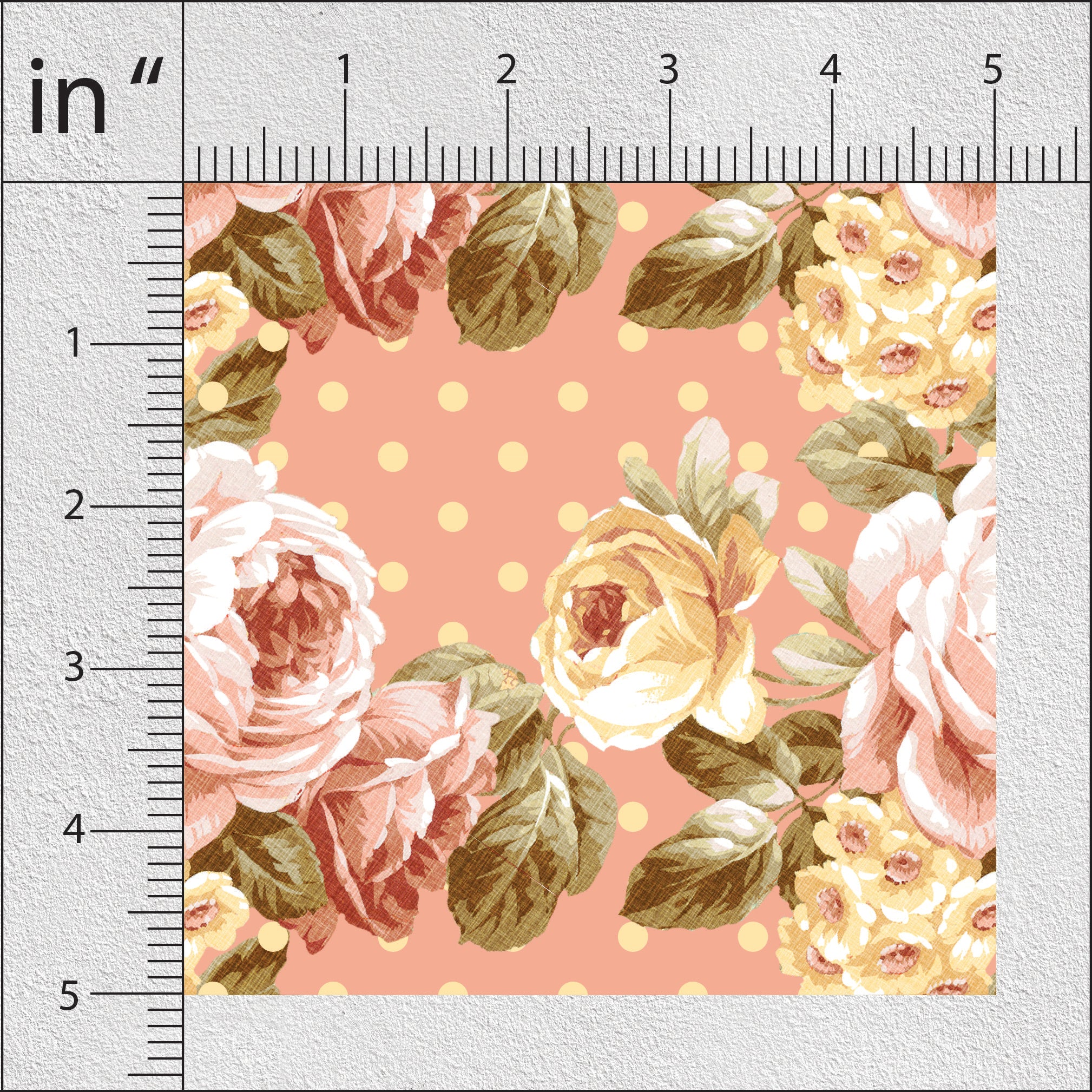 Pale Taupe Vintage Roses Floral Print