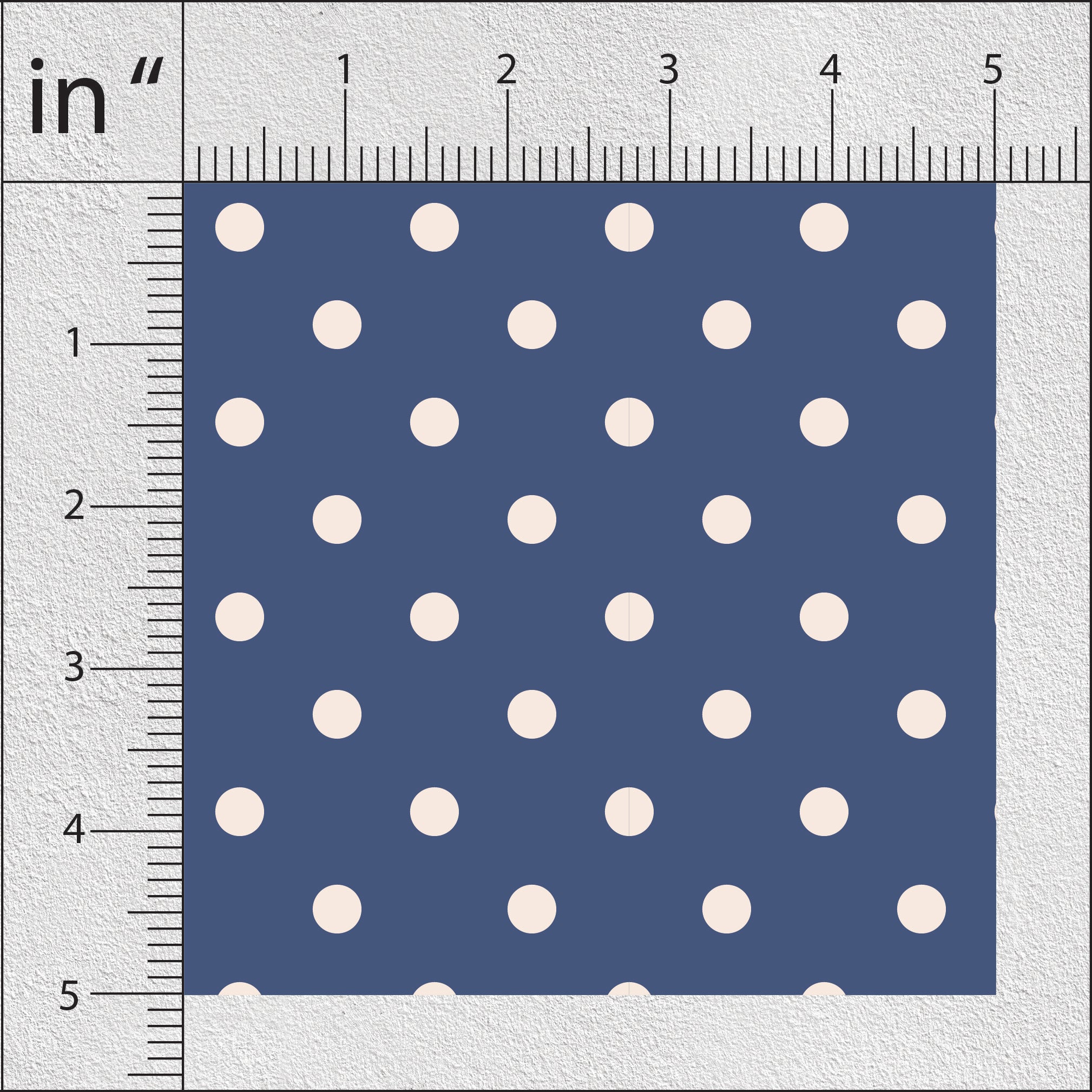 Blue Zodiac And Oyster Pink Polka Dots Print