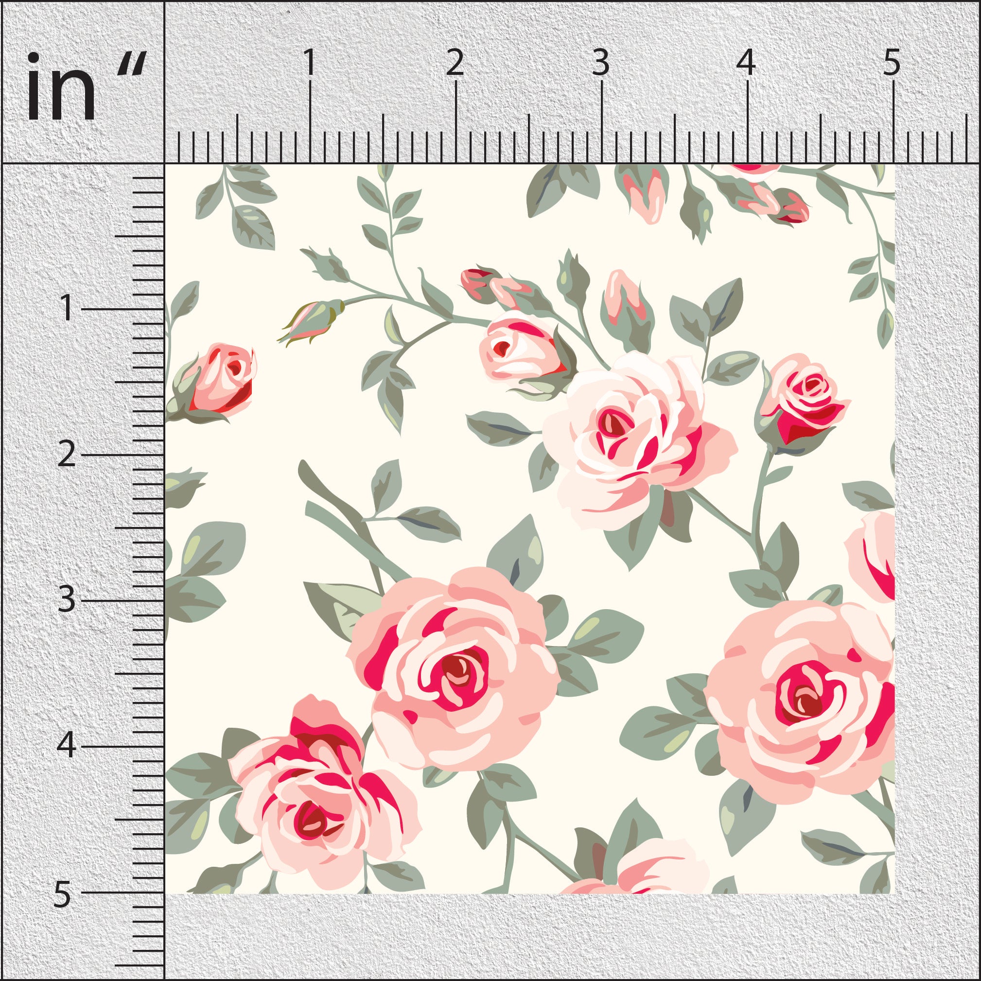 Faded Pink Peonies Floral Print
