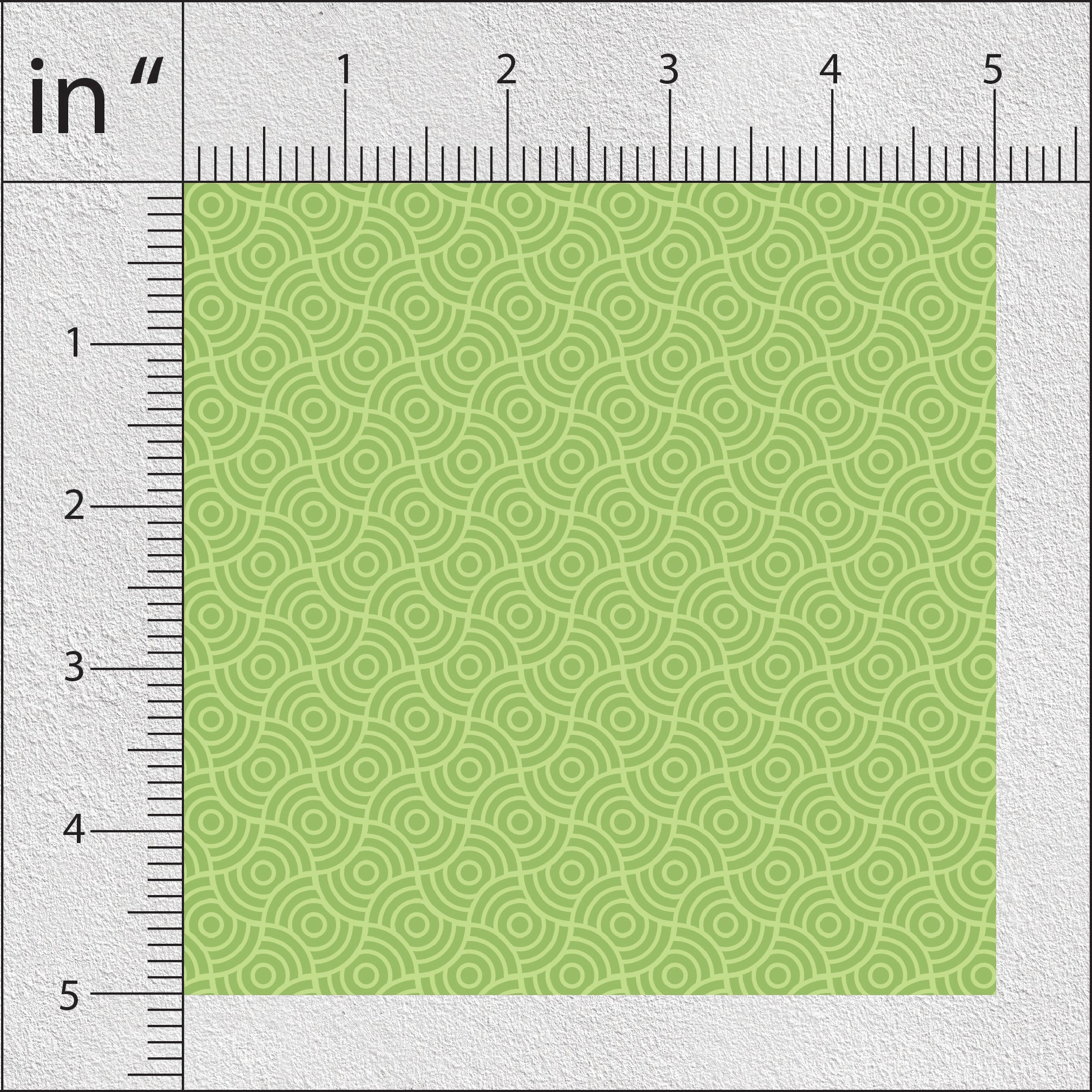 Iguana Green Pattern Geometric Print