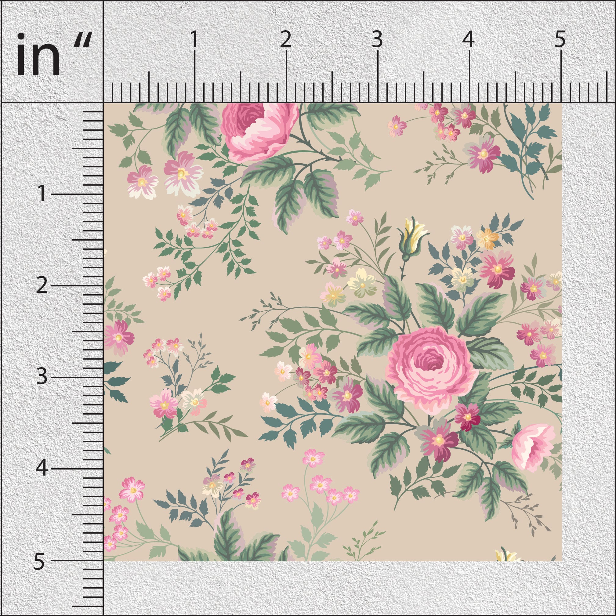 Dusky Rose Floral Print