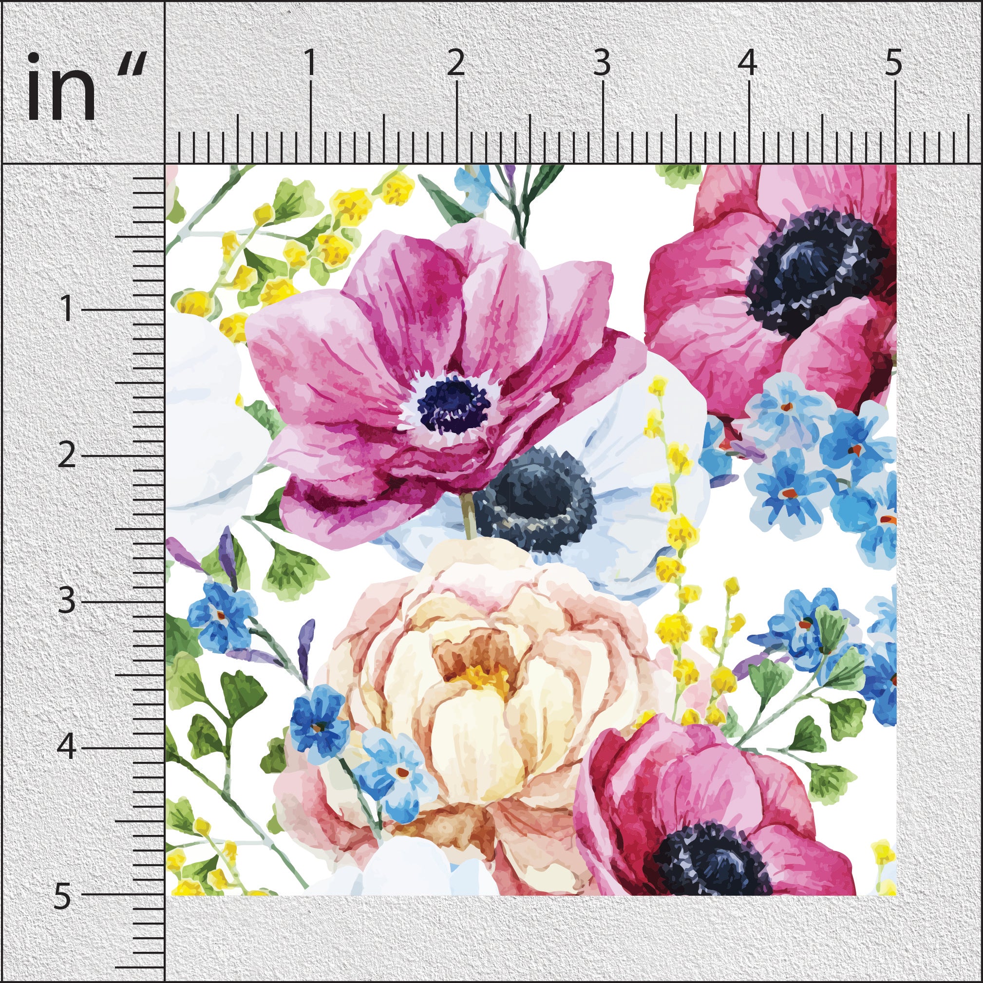 Bashful Pink Peony Floral Print