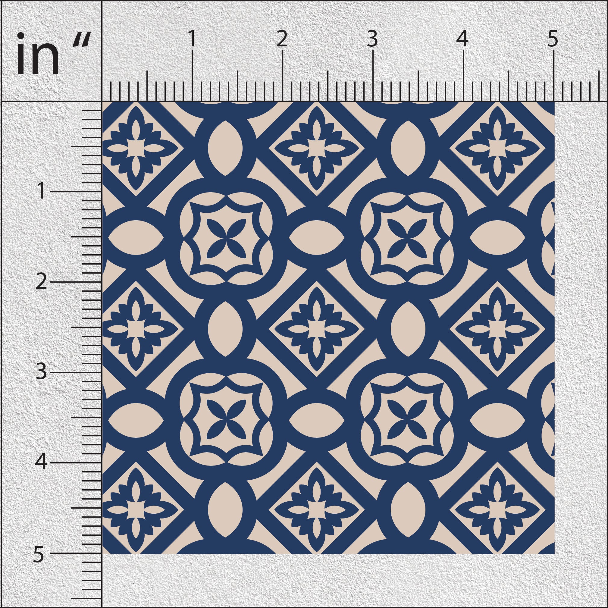 Dark Grey Blue And Rose Gold Pattern Geometric Print