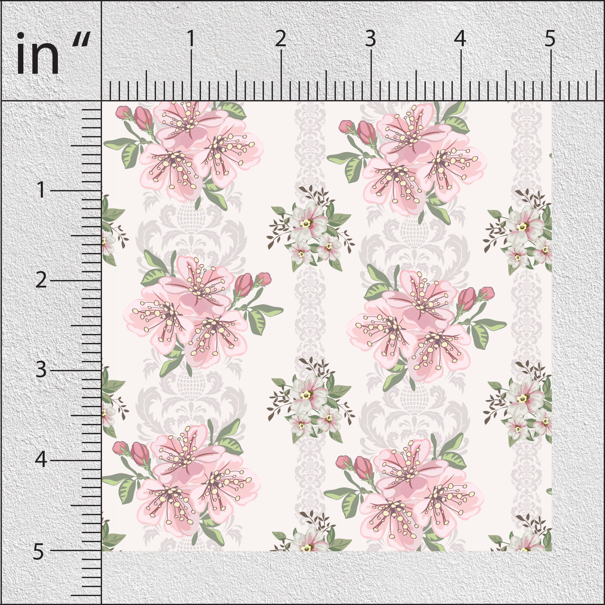 Pink Pearl Flax Floral Print