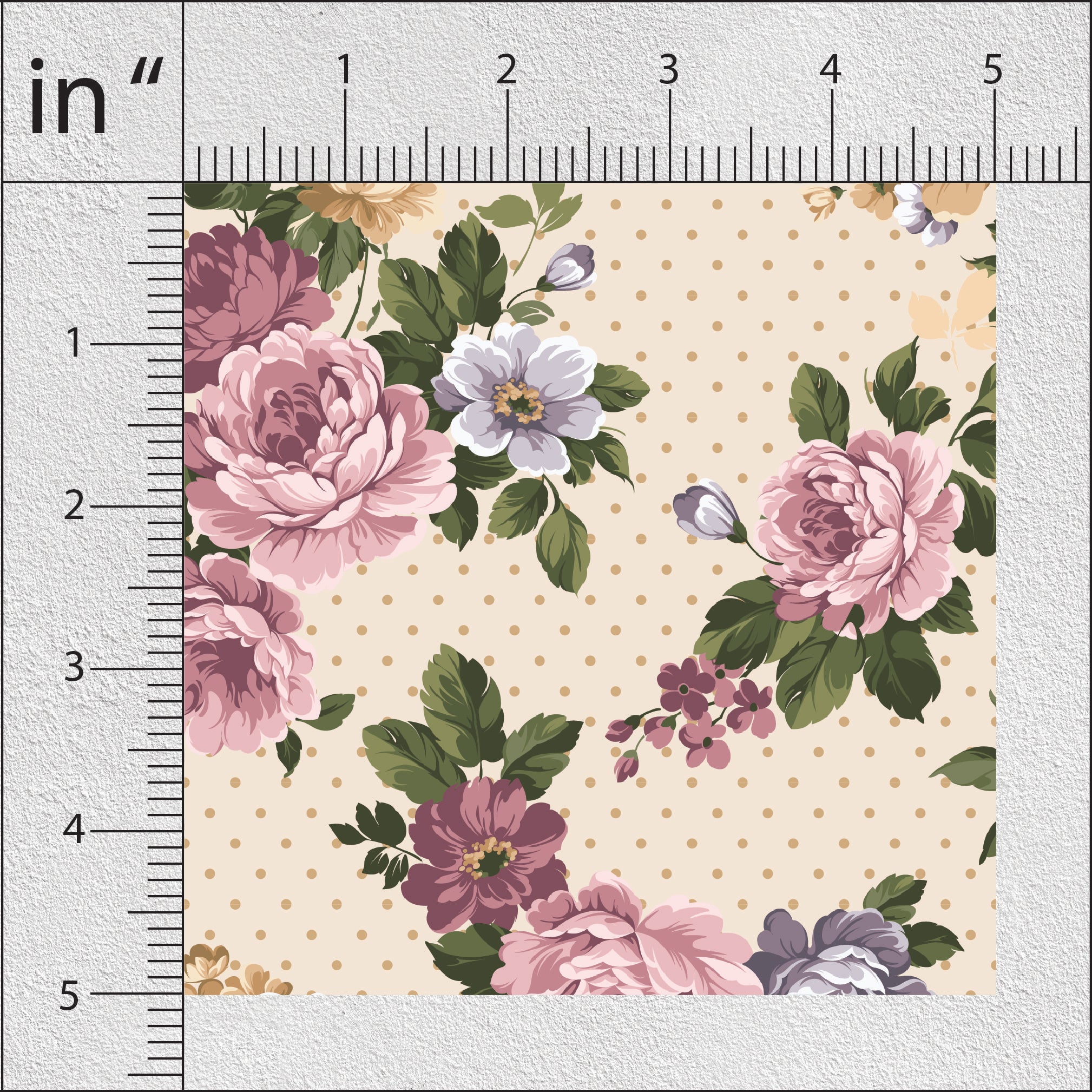 Foggy Grey Covington Lismore Floral Print