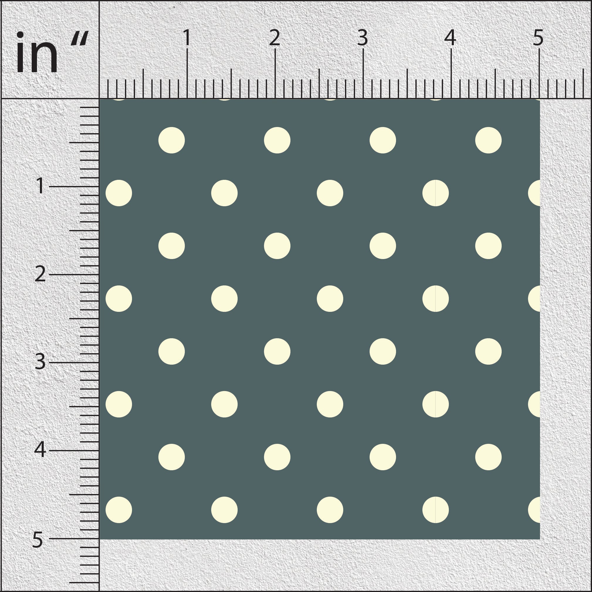 Bright Grey And Moon Mist  Polka Dots Print