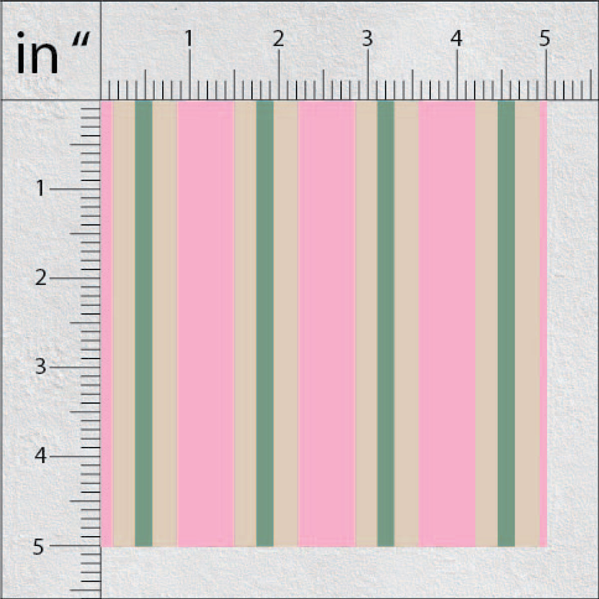 Muted Pink Stripes Print