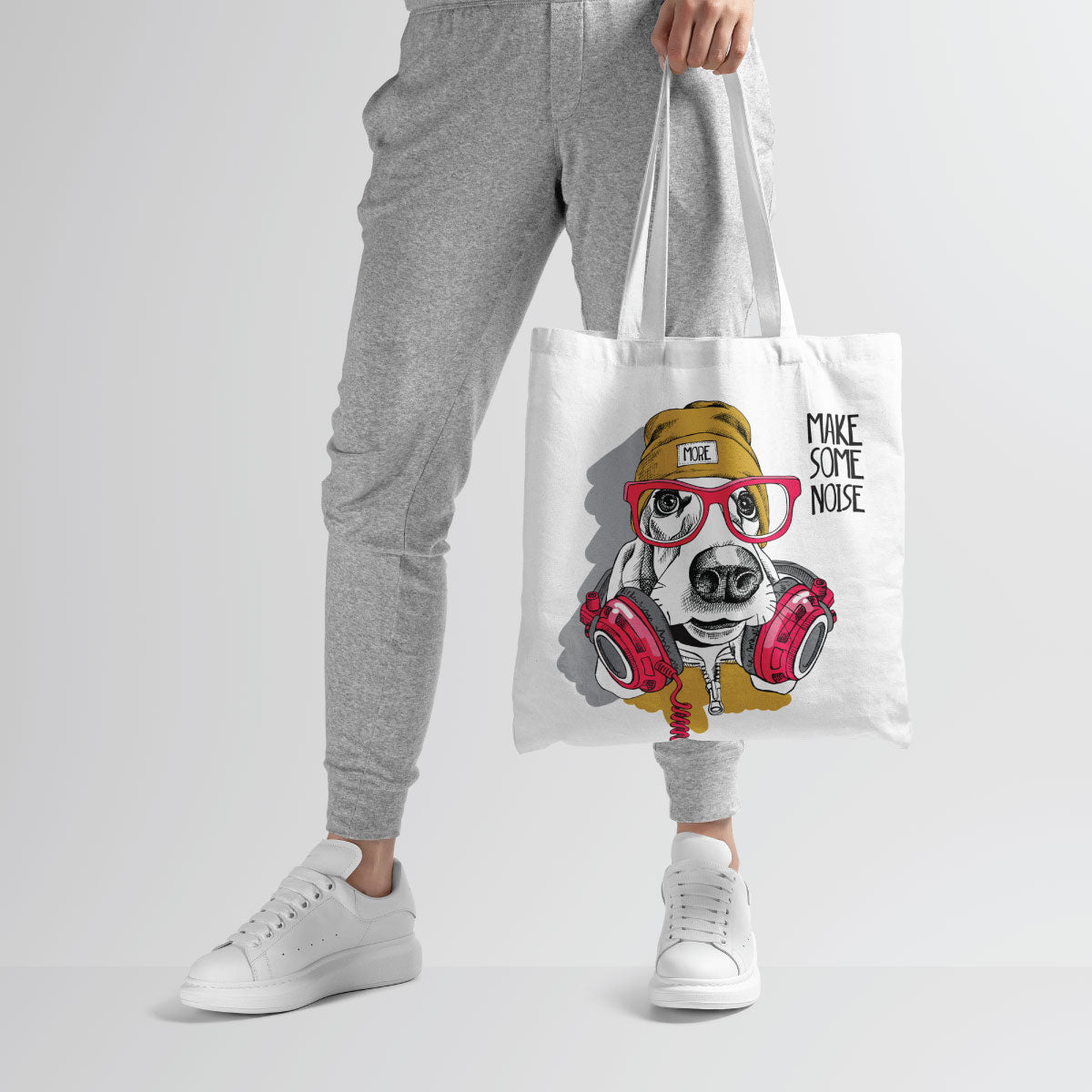 Canvas Make Some Noise Tote Bag