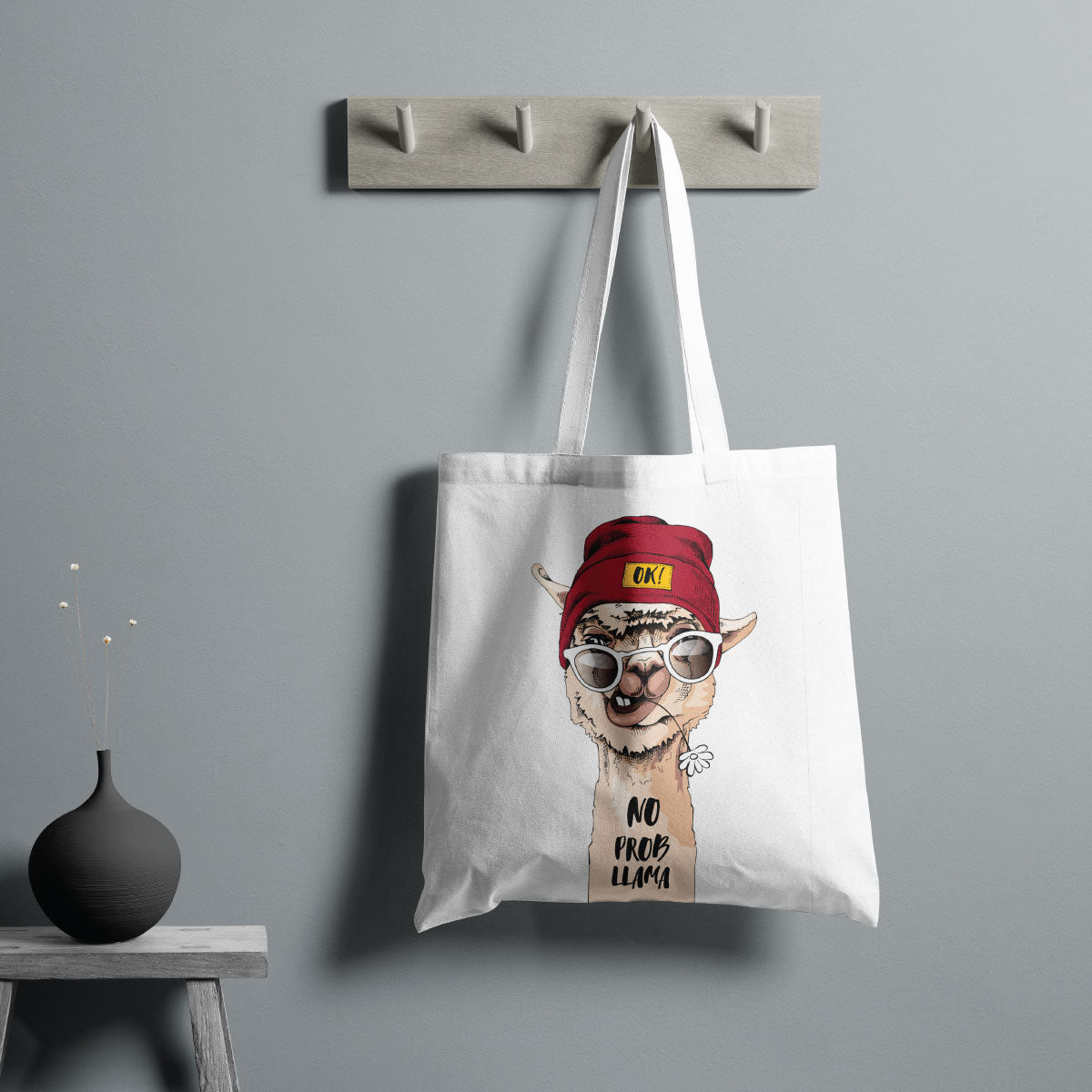 Canvas No Prob Lima Tote Bag