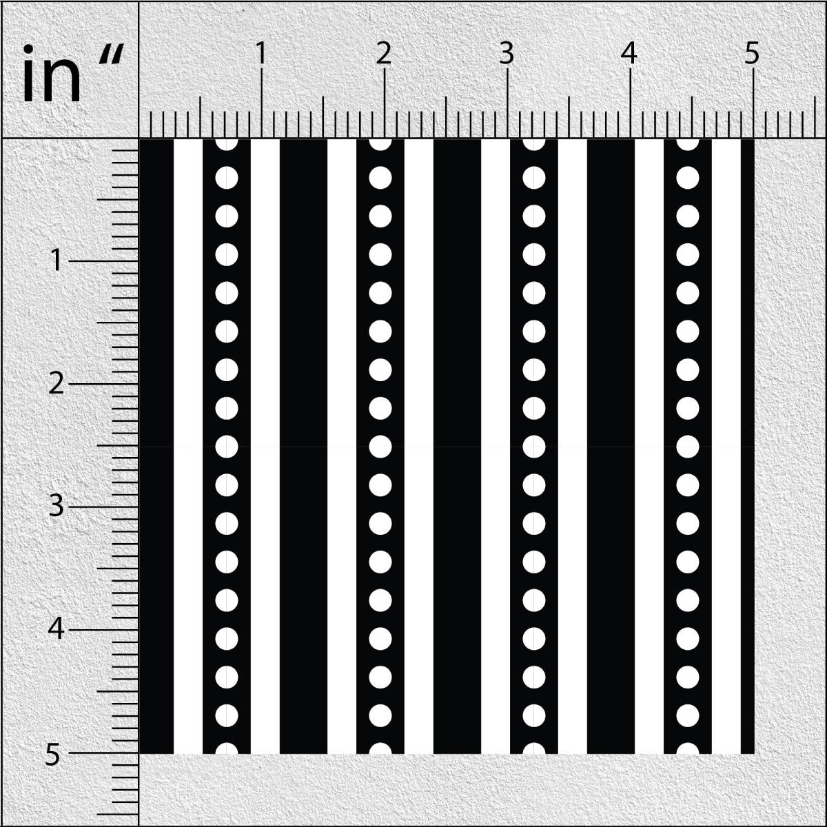 Black And White Stripes Print