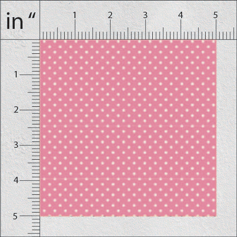 Dusty Rose Polka Dots Print