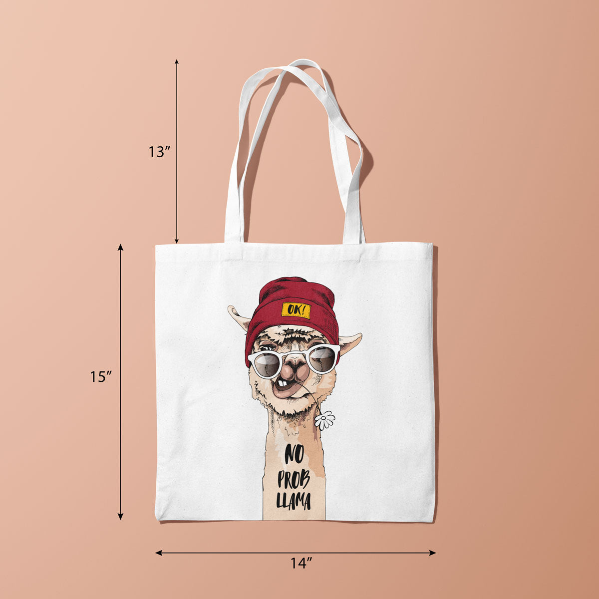 Canvas No Prob Lima Tote Bag