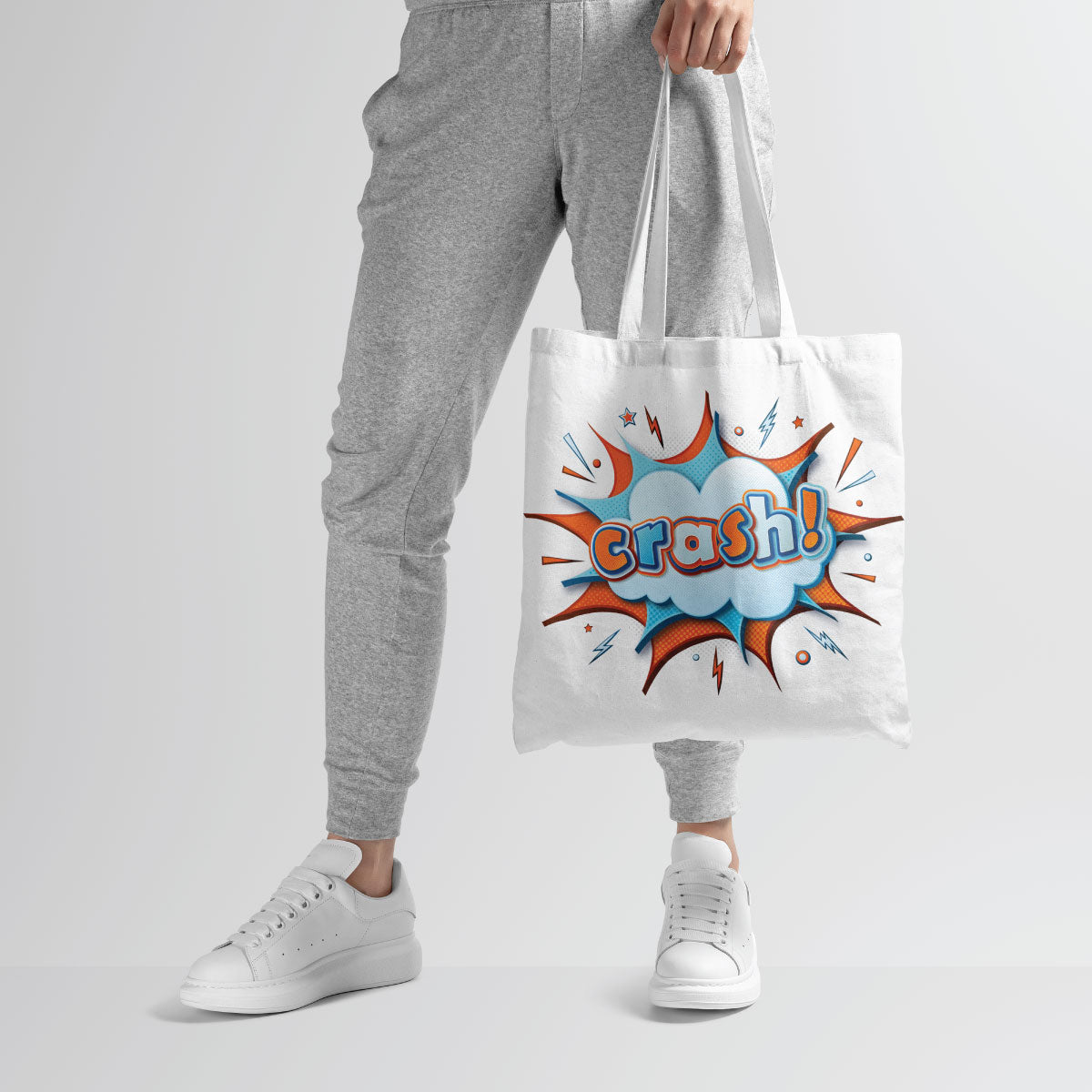 Canvas Crash Tote Bag