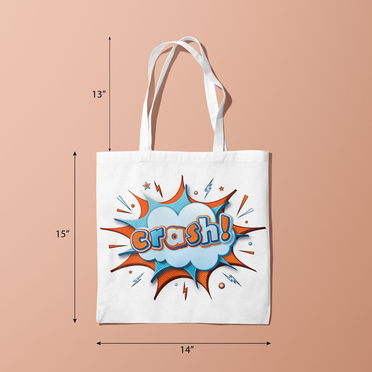 Canvas Crash Tote Bag