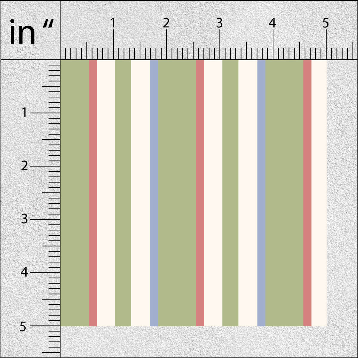 Khaki Green Stripes Print