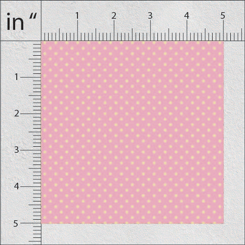 Old Pink Polka Dots Print