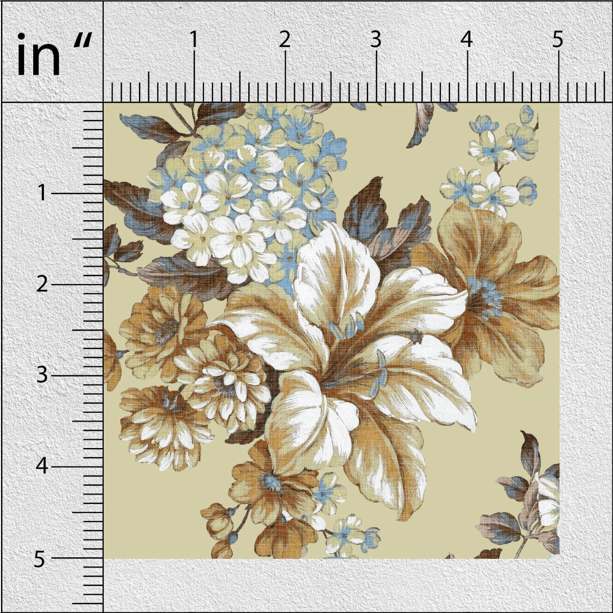 Sorrell Brown Floral Print