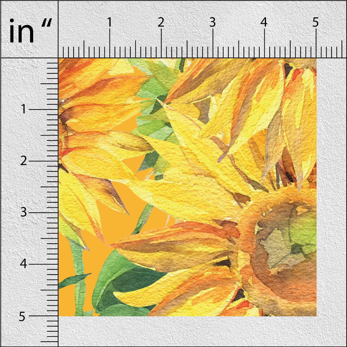 Sunflower Floral Print