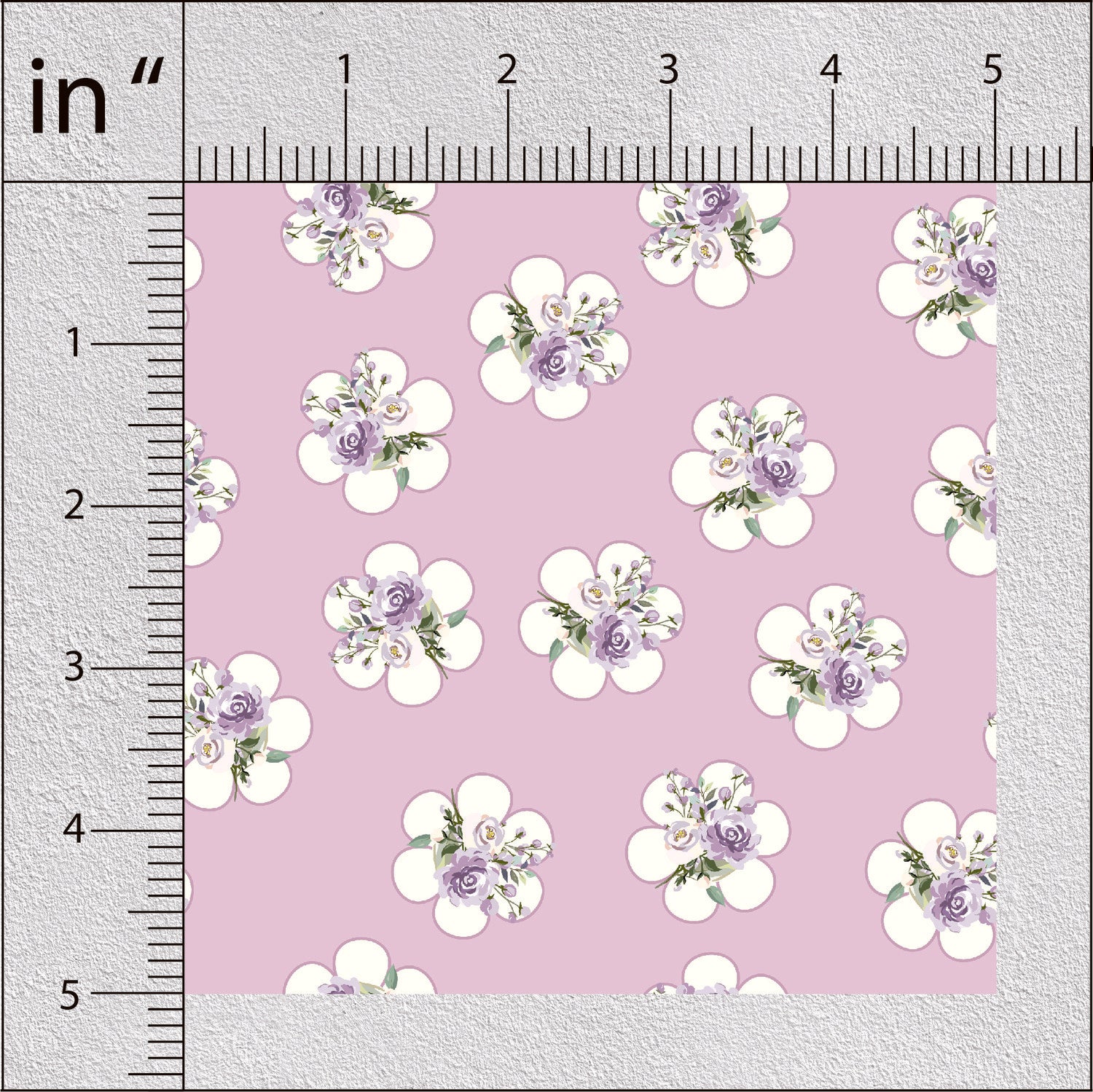 Pink Rose Floral Print