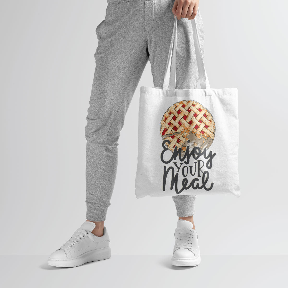 Canvas Enjoy Your color Soft Peach Tote Bag