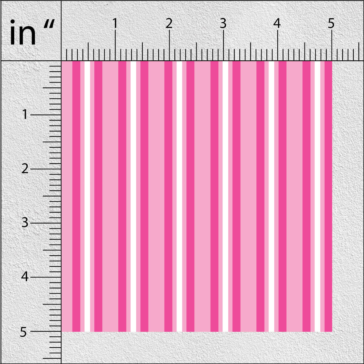 Bright Neon Pink Stripes Print