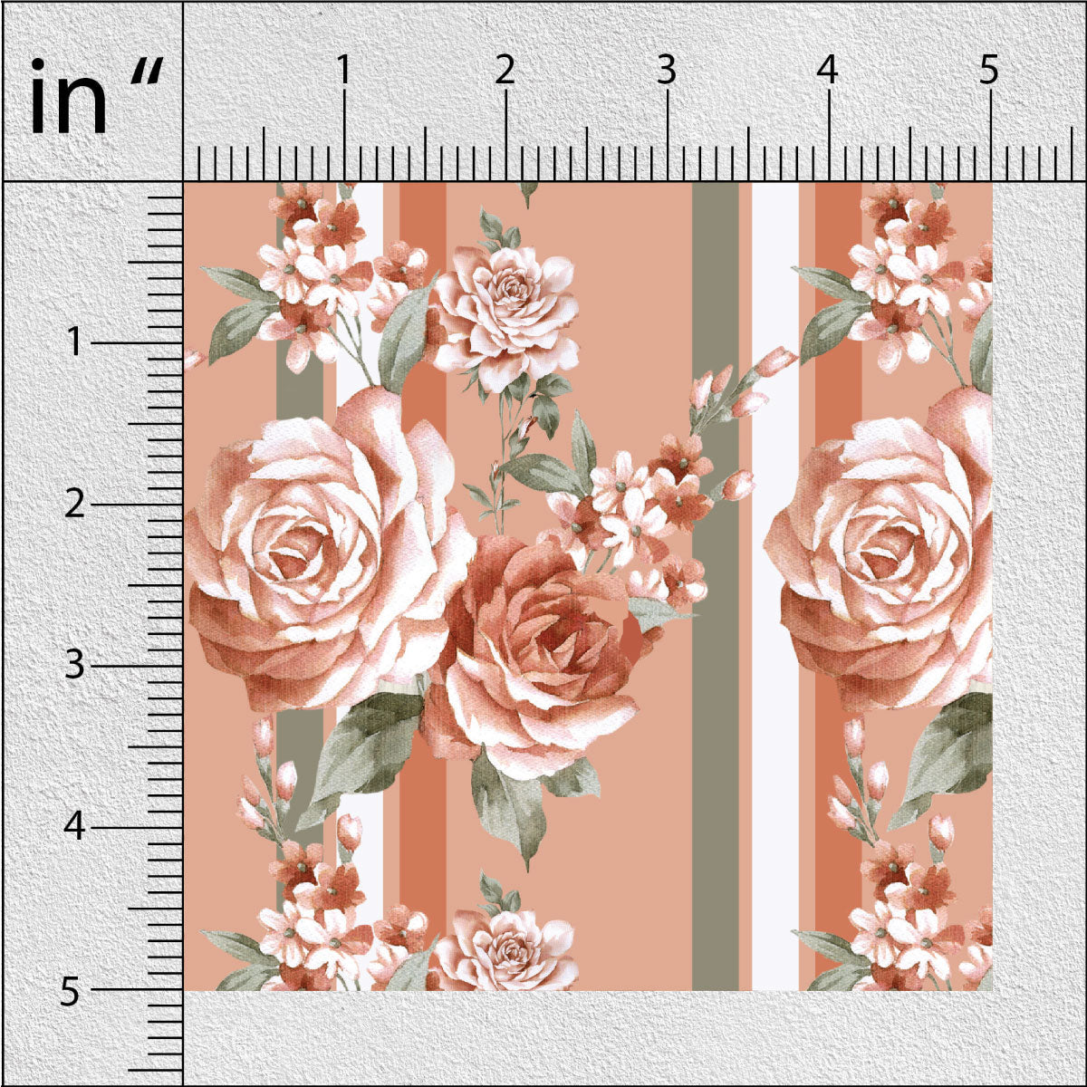 Brownish Pink Floral Print