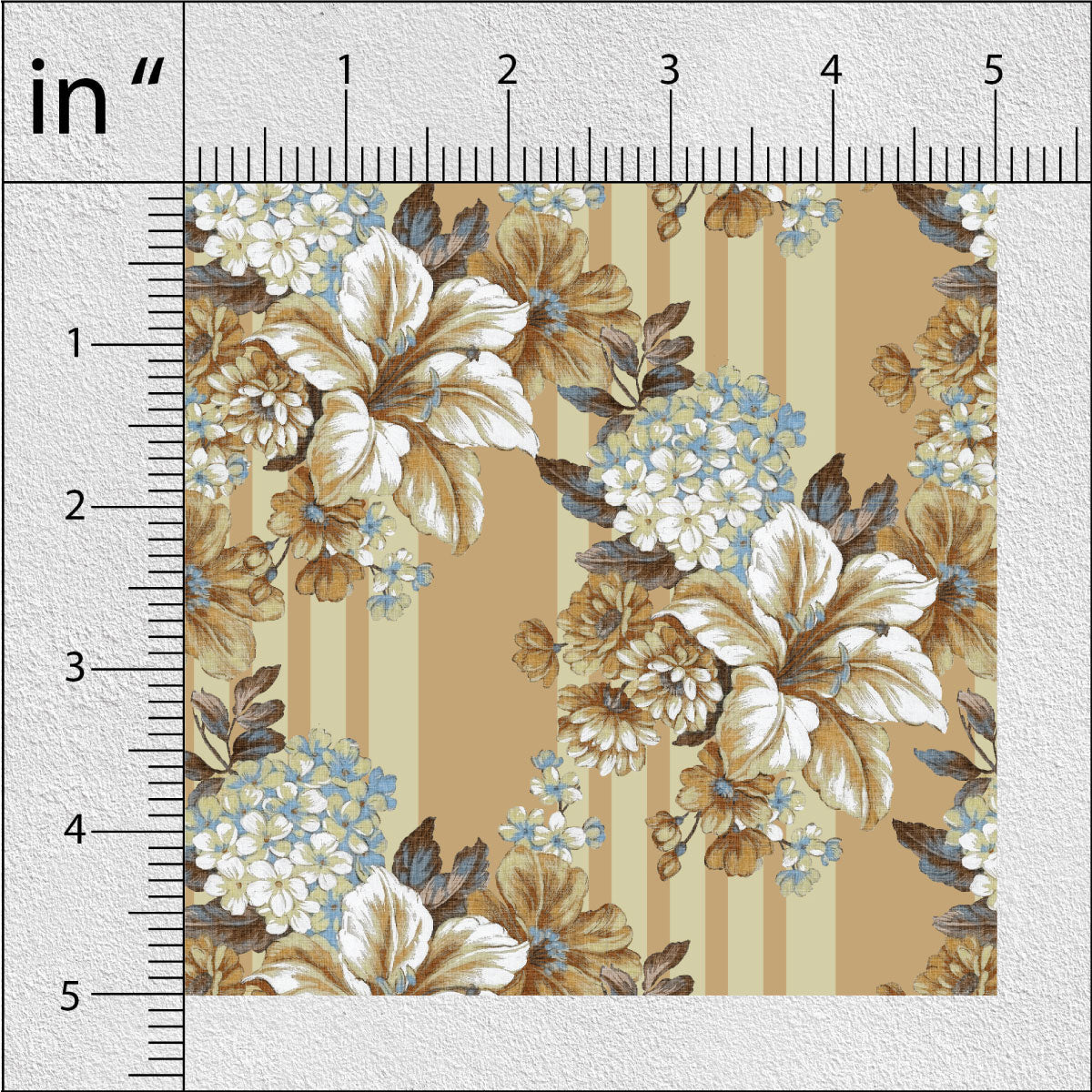 Mushroom And Silk Floral Print