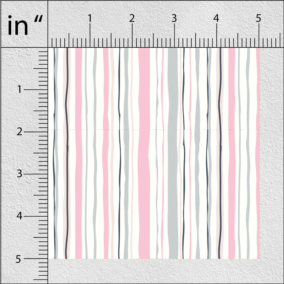 Three Color Combination Stripes Print