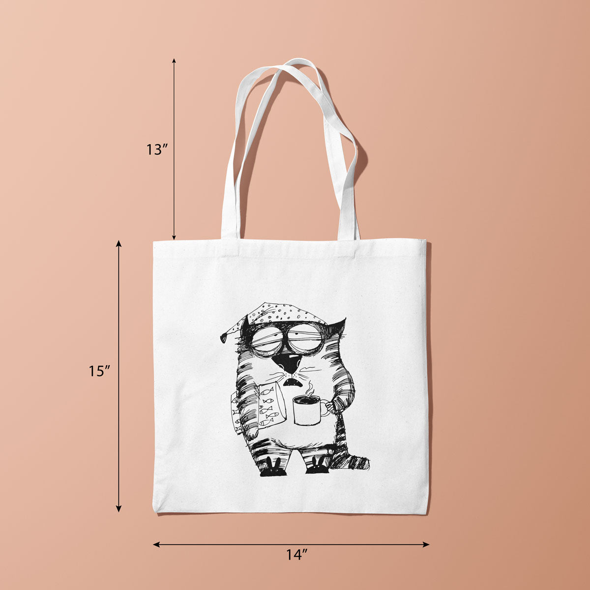 Canvas Color Thunder And Porcelain Tote Bag