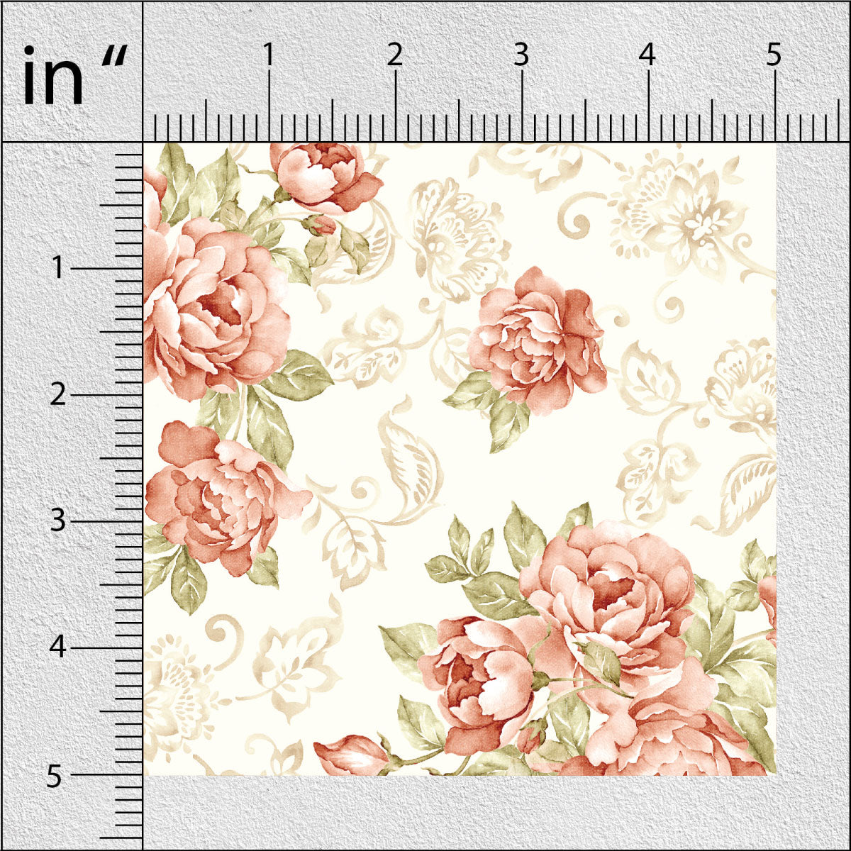 Timberwolf Floral Print