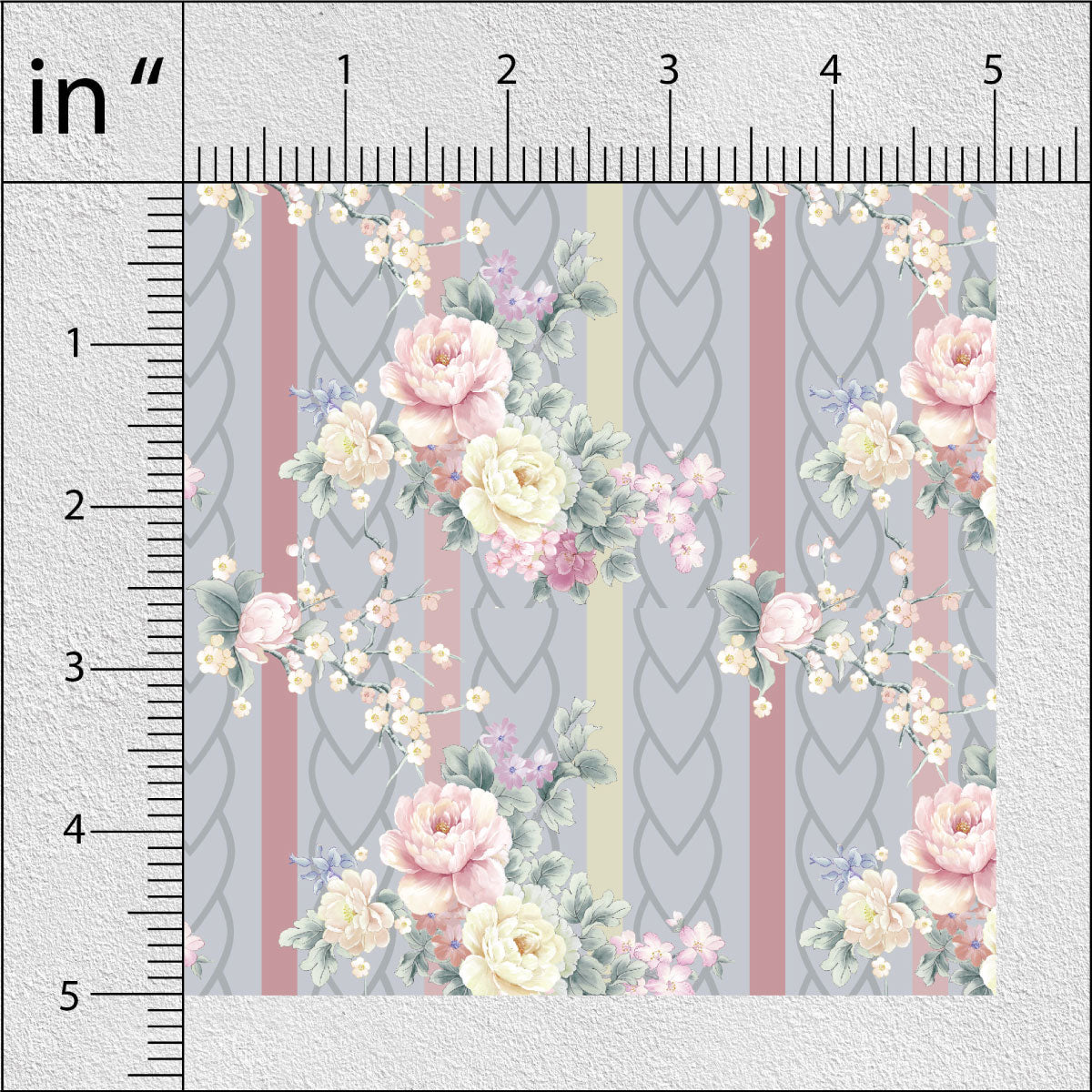 Venus And Pale Chestnut Floral Print