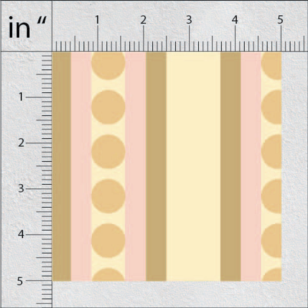 Winter Hazel Stripes Print