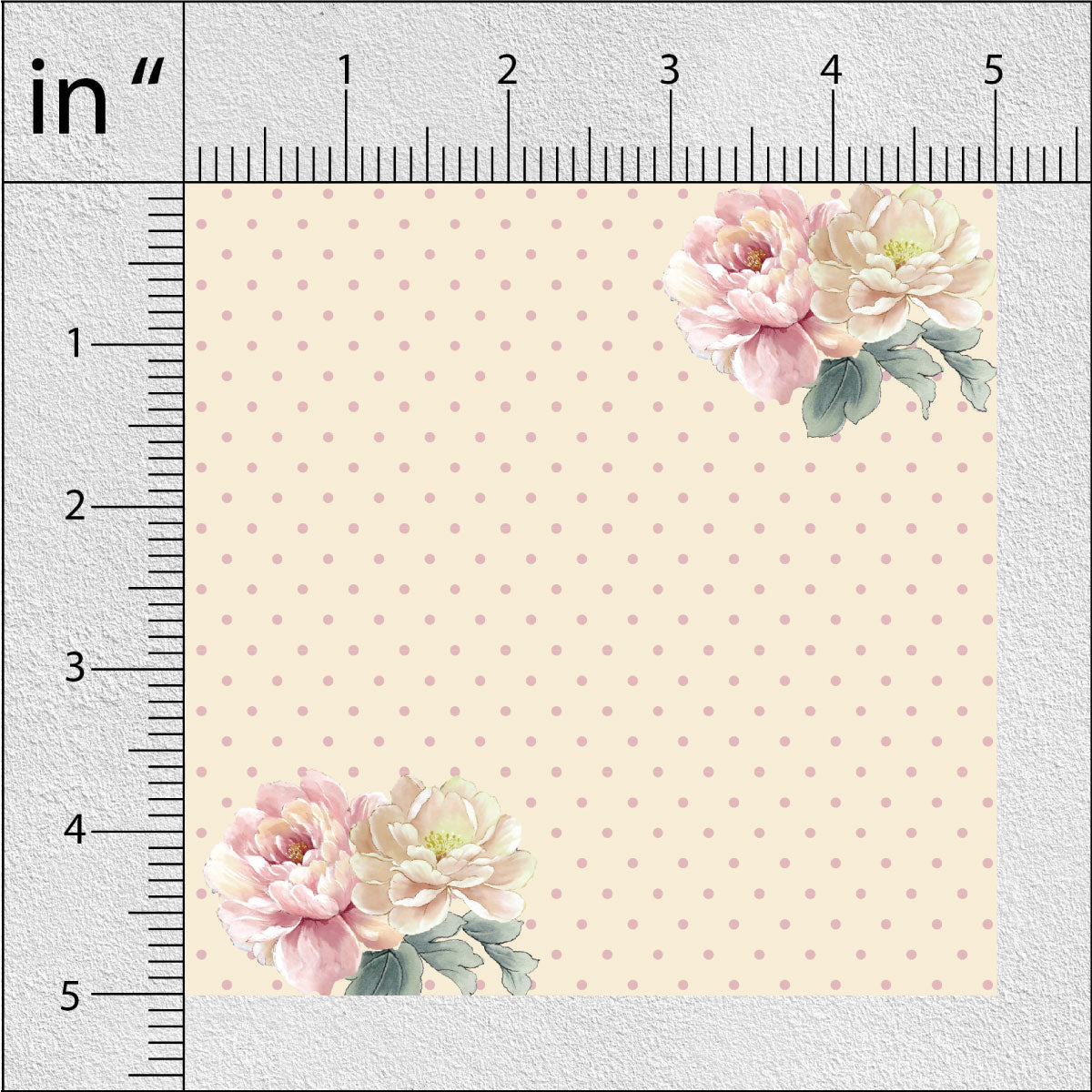 Thistle Soft Amber Floral Print