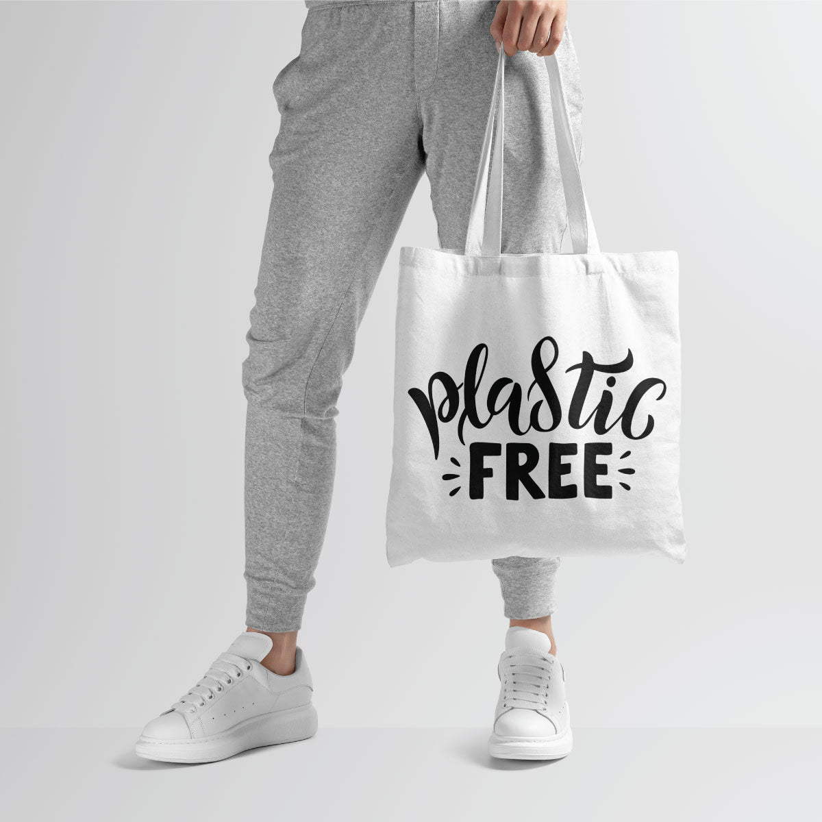 Canvas Plastic Free Color Amour Tote Bag