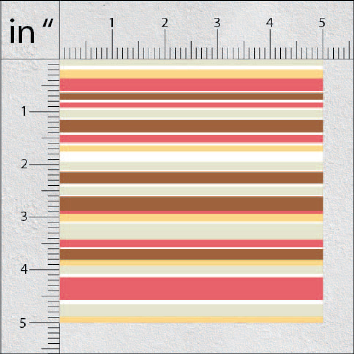 Rosy Finch Stripes Print