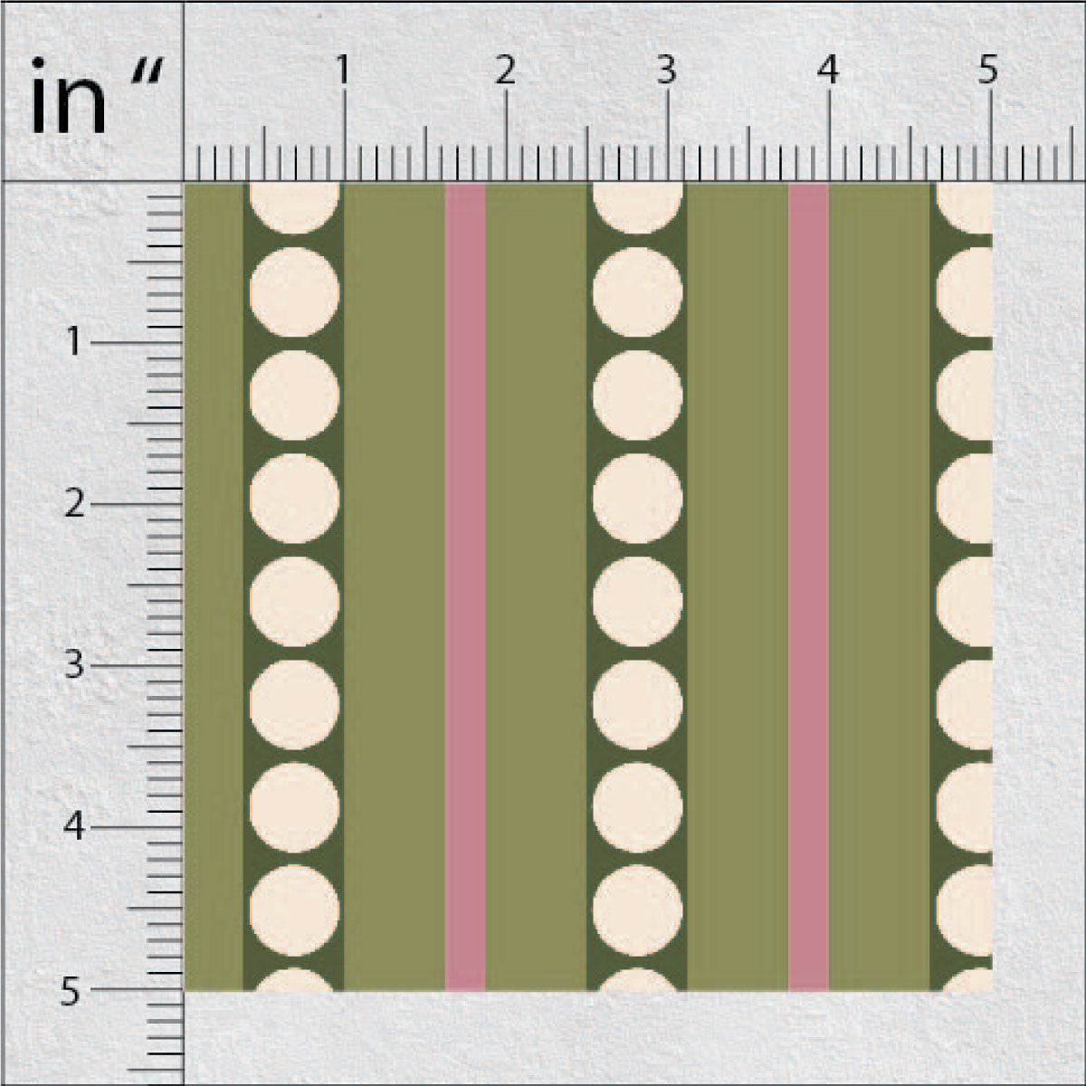 Woodland Stripes Print