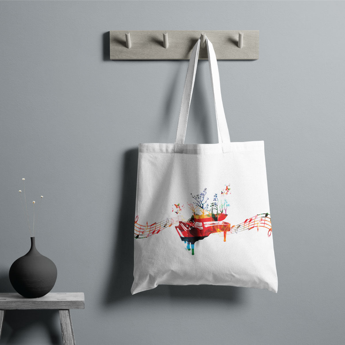 Canvas Multicolor Bag Color Desert Storm Tote Bag